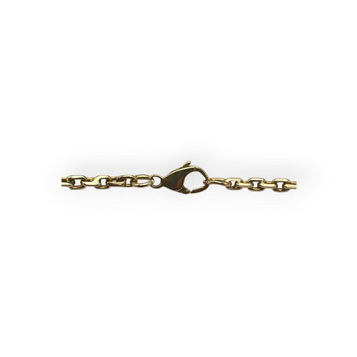 Collier Chaîne en or jaune 750 maille forçat 51 cm 58 Facettes 149067883