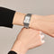 Montre Boucheron Reflet - Montre rectangulaire en acier et diamants 58 Facettes 263
