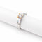 Bague 49 Bague solitaire en or blanc et jaune 18 carats et diamant 58 Facettes 35997