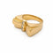 Bague 49 Bague nœud en or jaune et diamants 58 Facettes 35985
