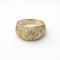 Bague 55 Bague dôme en or jaune et diamants 58 Facettes 35214