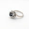 Bague 52 Bague fleur en or blanc, saphir et diamants 58 Facettes 35151