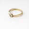 Bague 55 Bague solitaire en or jaune 18 carats et diamant 0,29 ct 58 Facettes 35141