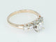 Bague 48 Bague entourage - Or bicolore 14 ct et diamants 0,60 ct 58 Facettes 022X