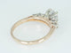 Bague 48 Bague entourage - Or bicolore 14 ct et diamants 0,60 ct 58 Facettes 022X