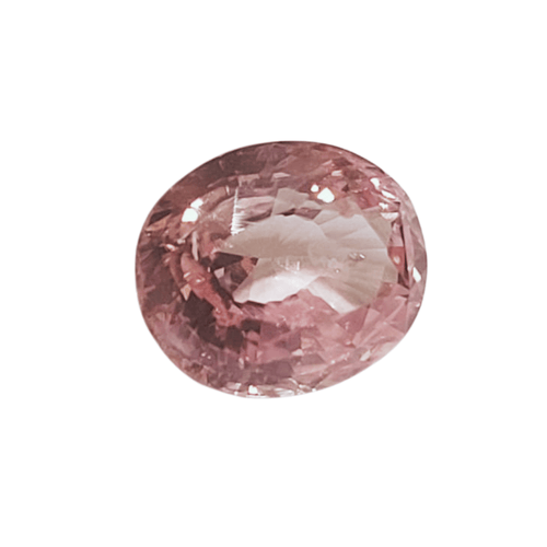 Saphir padparadscha naturel - Pierre 1,71 ct ovale 58 Facettes B52365