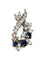 Pendentif Pendentif en or blanc 18K avec saphirs et diamants 58 Facettes 1779