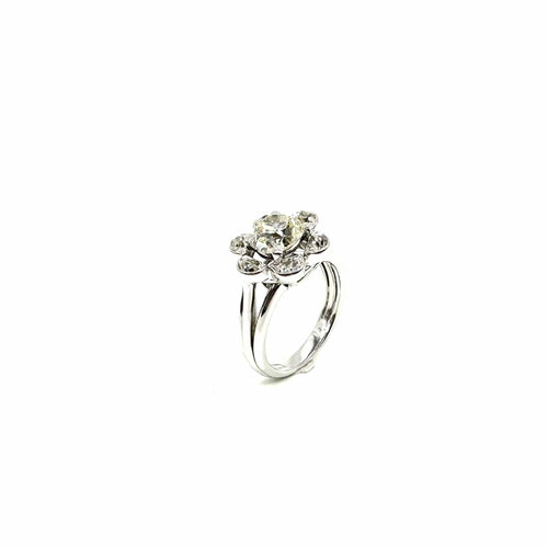 Bague Bague en or blanc et diamants 58 Facettes Z15B51812