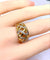 Bague 52 Bague jonc cœurs en or jaune 18 carats et diamants 58 Facettes AB702