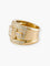 Bague 58 Bague moderne en or jaune et diamants 58 Facettes 210033