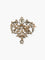 Broche Broche ancienne feuillage en or jaune et diamants 58 Facettes 170007