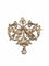 Broche Broche ancienne feuillage en or jaune et diamants 58 Facettes 170007