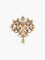 Broche Broche ancienne feuillage en or jaune et diamants 58 Facettes 170007