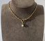 Pendentif Pendentif perle Akoya et émail vert en or jaune 18 carats 58 Facettes Pendentif