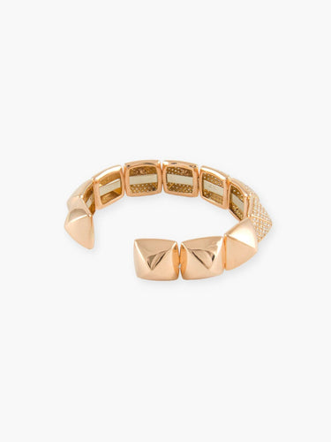 Bracelet Pyramide - Bracelet en or rose et brillants 58 Facettes 210017
