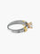 Bague 56 Solitaire - Bague en or jaune et or blanc diamants 58 Facettes BO/150024