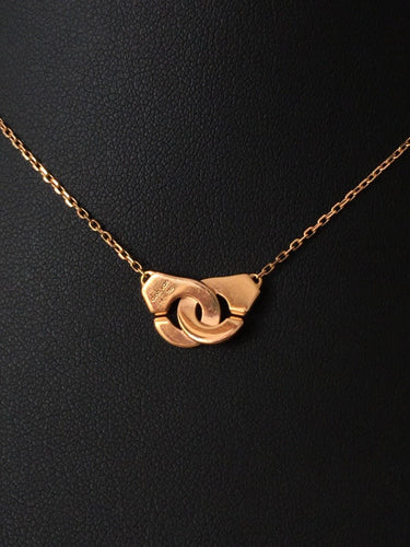 Collier Dinh Van Menottes XS - Collier en or rose 18K 58 Facettes 251