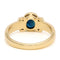Bague 52 Bague solitaire vintage en or 14k avec saphir ovale 58 Facettes 4B07A207B9954D848641DE48CF406582