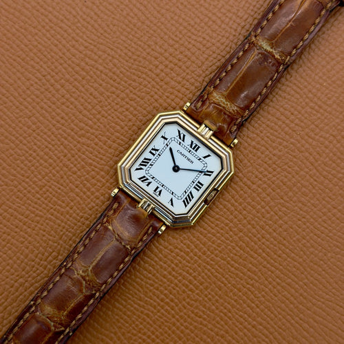 Montre Cartier Trinity - Montre Ceinture réf. 81045 en trois ors 58 Facettes 071