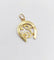 Pendentif Pendentif vintage - Fer à cheval n°13 en or jaune 18k 58 Facettes A05905