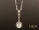 Pendentif Pendentif Art déco 1920 en platine et diamants 58 Facettes C1686