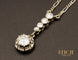Pendentif Pendentif Art déco 1920 en platine et diamants 58 Facettes C1686