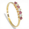 Bague 47 Bague en or jaune 14 kt avec diamant et rubis 58 Facettes 01ZX
