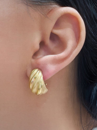 Boucles d'oreilles Boucles d'oreilles en or jaune 18 carats 58 Facettes BO #4990