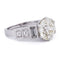 Bague 54 Bague Art déco en platine avec diamants taille ancienne 58 Facettes AN607 (002319)