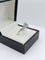 Bague 49 Bague solitaire vintage en platine avec aigue-marine et diamants 58 Facettes Valoir/250
