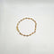 Bracelet Bracelet chaîne graine de café en or 3 tons 18 carats 58 Facettes Bracelet #4988