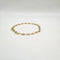 Bracelet Bracelet chaîne graine de café en or 3 tons 18 carats 58 Facettes Bracelet #4988
