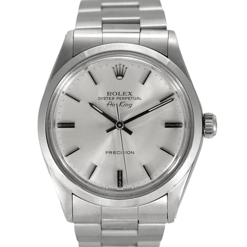 Montre Rolex Air-King - Montre en acier réf. 5500 cadran silver bracelet Oyster 58 Facettes A1151