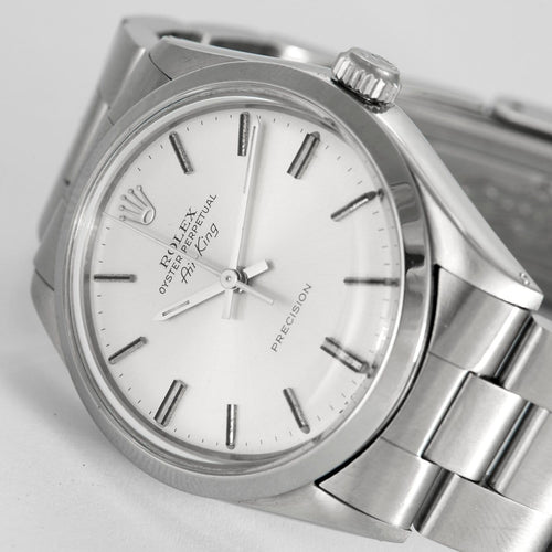 Montre Rolex Air-King - Montre en acier réf. 5500 cadran silver bracelet Oyster 58 Facettes A1151
