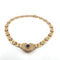 Collier Collier en or jaune et blanc 18 ct avec saphir cabochon et diamants 58 Facettes 227/26 A SHD 116/26