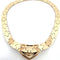 Collier Collier en or jaune et blanc 18 ct avec saphir cabochon et diamants 58 Facettes 227/26 A SHD 116/26