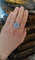Bague 61 Bague Art déco en or blanc, aigue-marine et diamants 58 Facettes 610
