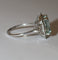 Bague 61 Bague Art déco en or blanc, aigue-marine et diamants 58 Facettes 610