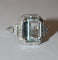 Bague 61 Bague Art déco en or blanc, aigue-marine et diamants 58 Facettes 610