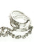 Collier Cartier Love - Collier interlocking en or blanc 58 Facettes eee8eh1lk2