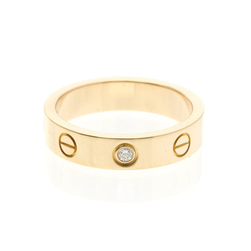 Bague 49 Cartier Love - Alliance en or rose 18K diamant 58 Facettes hpgx9tt580