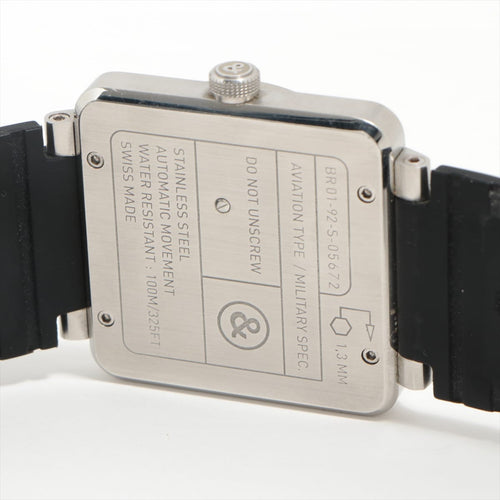 Bell & Ross BR 03-92 - Automatické hodinky, černý gumový řemínek 