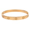 Bracelet Cartier Love - Bijou en or rose 18 carats 58 Facettes l82bhsj29j
