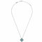Pendentif Van Cleef & Arpels Vintage Alhambra - Pendentif en or blanc et porcelaine verte 58 Facettes r0txn0zfte
