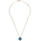 Pendentif Van Cleef & Arpels - Pendentif Vintage Alhambra en or jaune et porcelaine bleue de Sèvres, diamant 58 Facettes pze6vvdopo