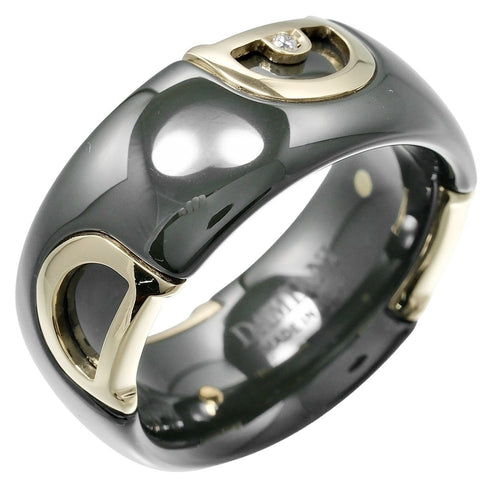 Bague 60 Damiani D Icon - Bague en or blanc, céramique et diamant 58 Facettes o63l21