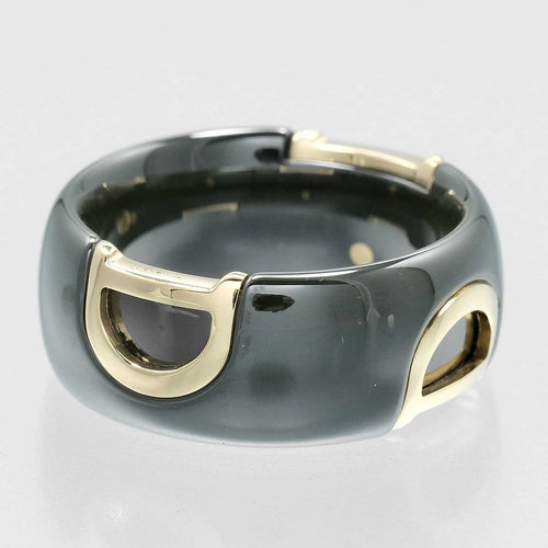 Damiani D.Icon - 18 ct white gold, ceramic and diamond ring 