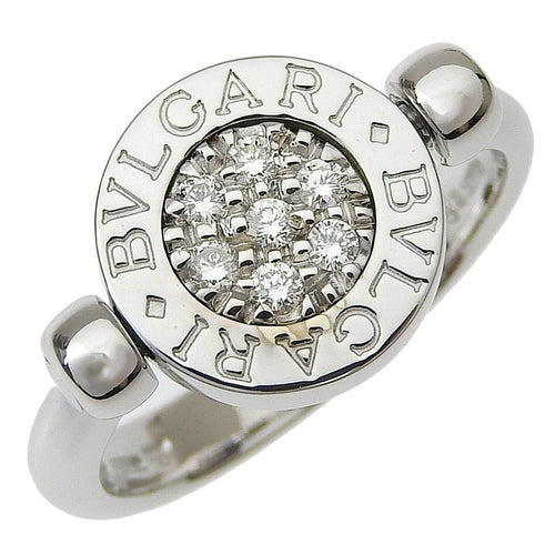 Bague 51 Bvlgari Bvlgari Flip - Bague en or blanc, diamants et onyx 58 Facettes kntxxx