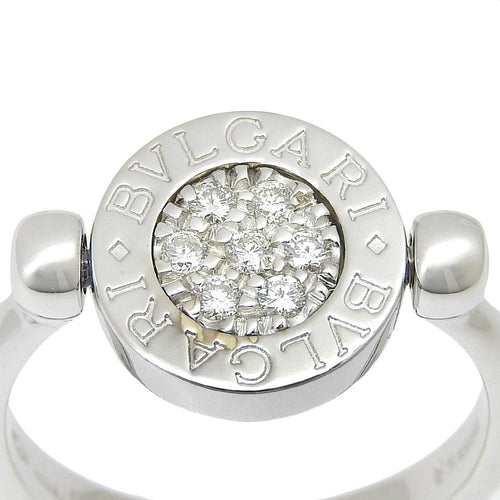 Bague 51 Bvlgari Bvlgari Flip - Bague en or blanc, diamants et onyx 58 Facettes kntxxx
