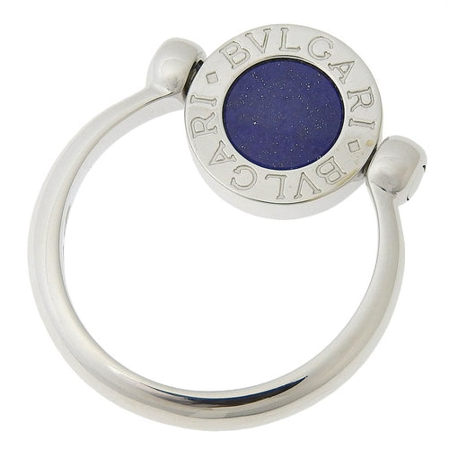 Bague 51 Bvlgari Bvlgari Flip - Bague en or blanc, diamants et onyx 58 Facettes kntxxx